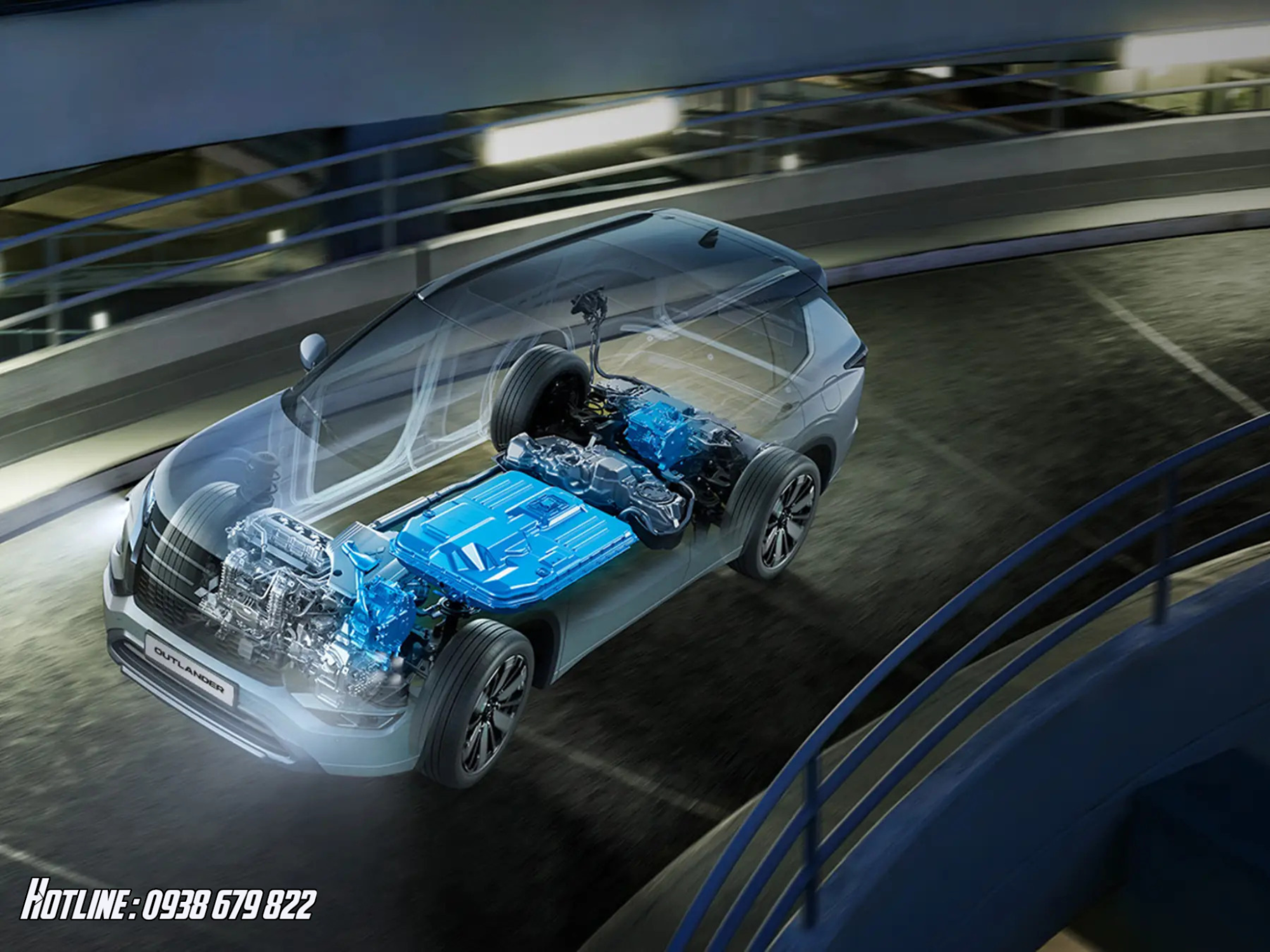 động cơ xăng điện trên Mitsubishi Outlander PHEV 2027